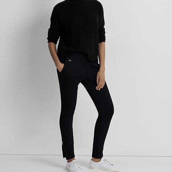 L-RL Ralph Lauren Active Jersey Ankle pant Petite XS - Picture 6 of 11